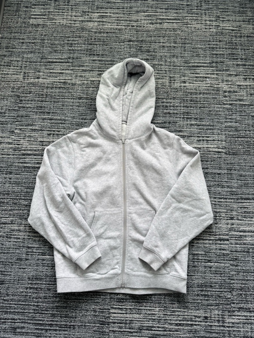 ALO Gray Zip-Up Hoodie